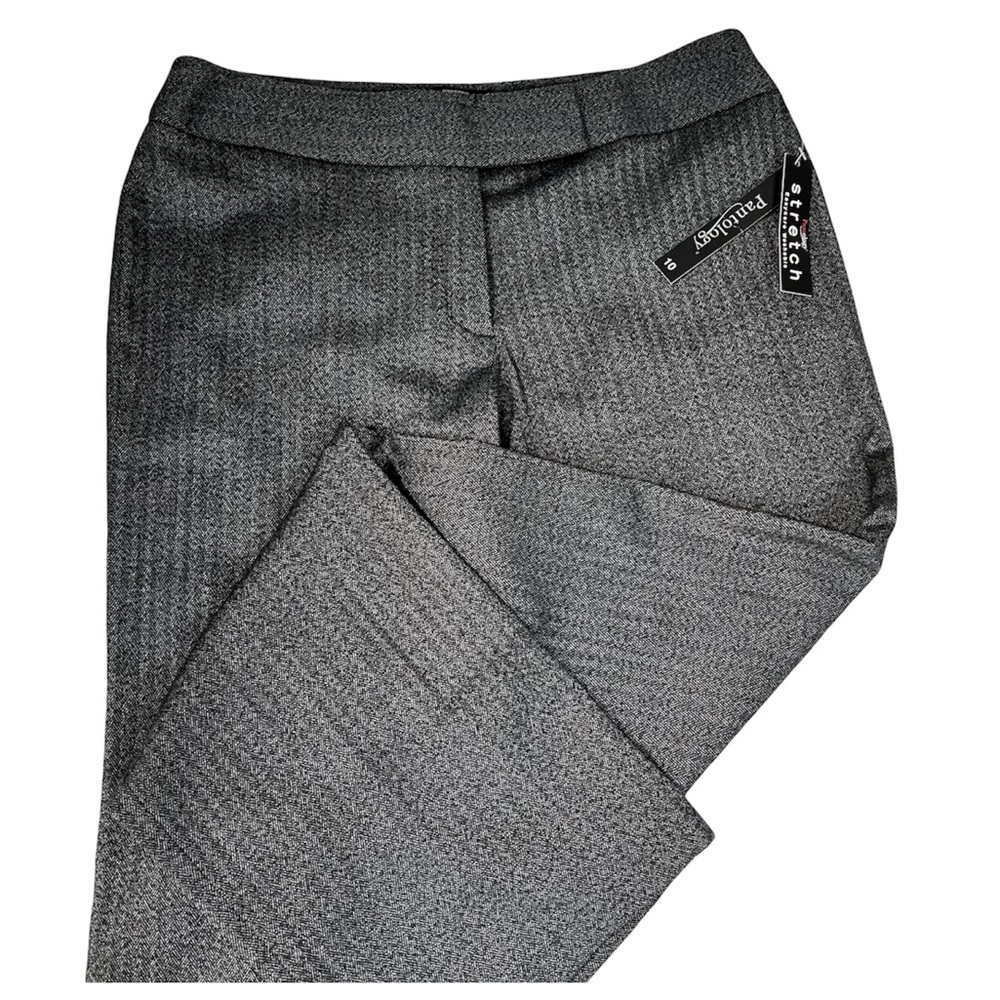 PANTOLOGY Stretch Gray Dress Pants NWT Sz 10